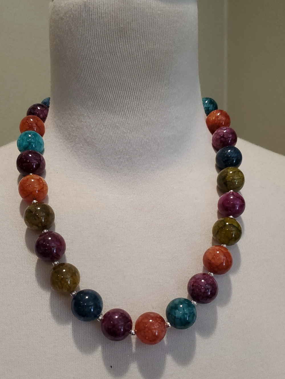 Paola Valentini Quartz Stone Beaded Necklace